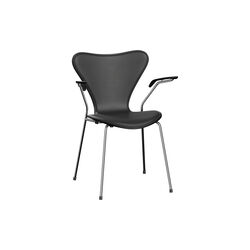 Serie 7&trade; 3207 polstret stol, Essential black, Fritz Hansen