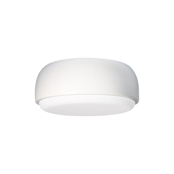 Over Me 30 tak- og vegglampe, hvit, Northern