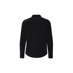 CFANTON LS BD Baby Cord Shirt, anthracite black, Casual Friday