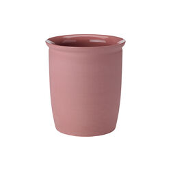 Knabstrup Syltekrukke 1 L, dark rose, Knabstrup Keramik
