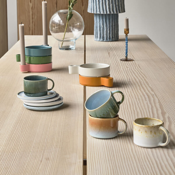 Styles espressokopp 2 stk., krem/sand, Villa Collection