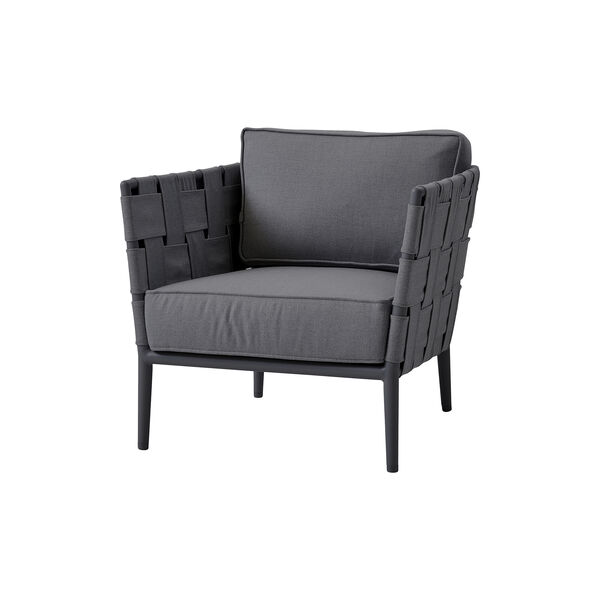 Conic loungestol, grey, Cane-line