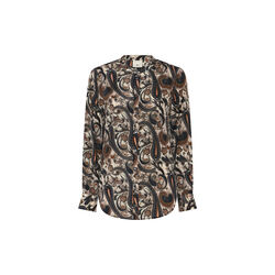 651HMMaple shirt, earthy paisley print, Heartmade