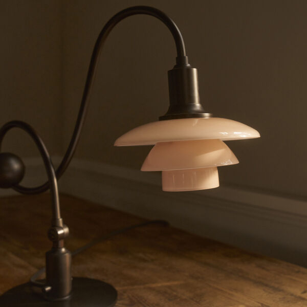 PH 1/1 Piano Bordlampe Limited Edition, dusty terracotta, Louis Poulsen