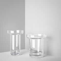 Limelight Tulip Vase, clear, Kosta Boda