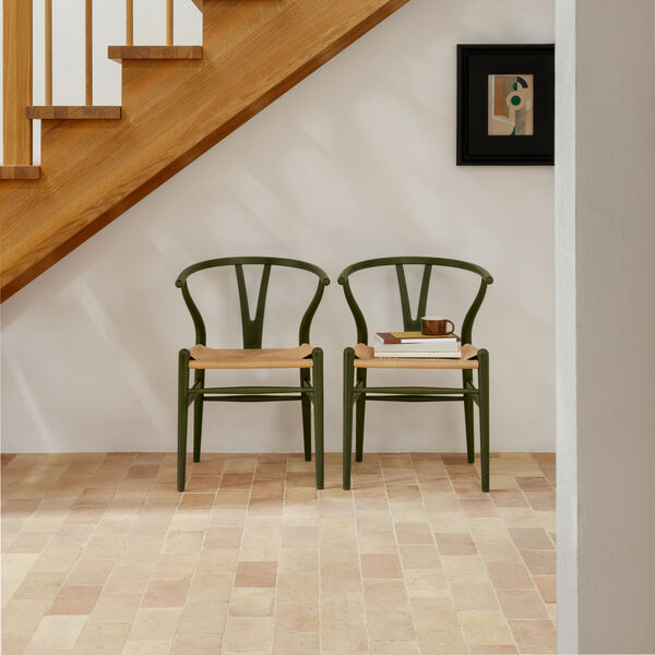 CH24 Y-stolen spisestuestol, soft seaweed, Carl Hansen & S&oslash;n