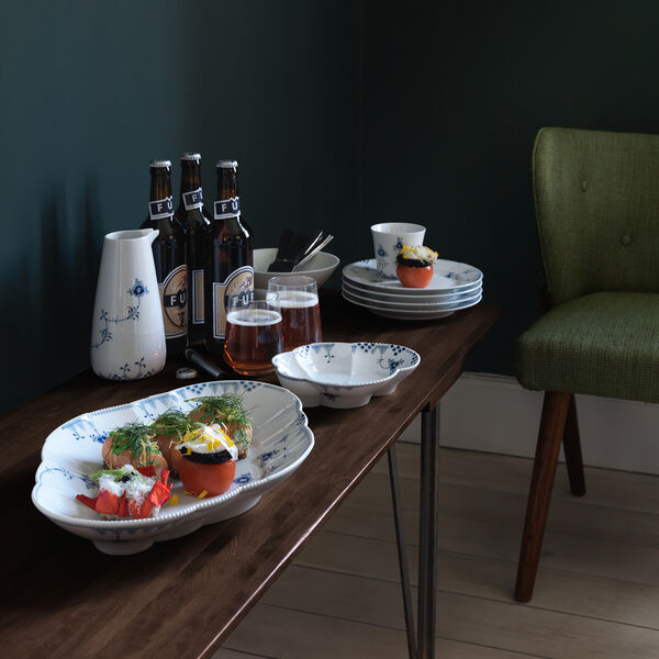 Bl&aring; Elements fat, 38,5 cm, Royal Copenhagen