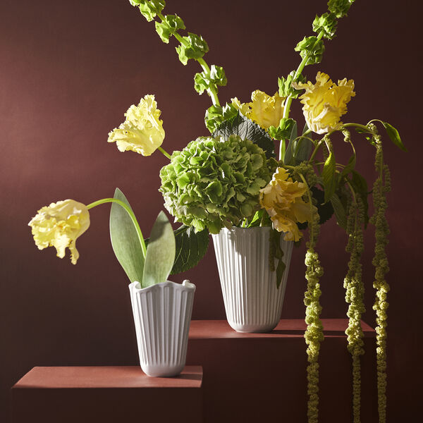 Hammershøi Unfold Vase, hvit, Kähler