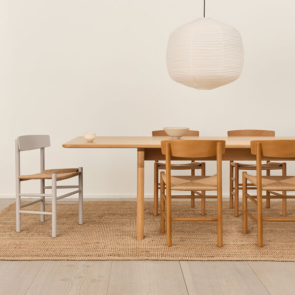 J39 Mogensen stol, pebble grey/natur, Fredericia Furniture