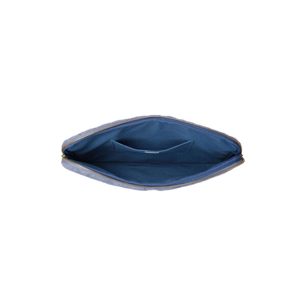 Faux Fur Quilted Mac Cover, cool blue, DARK department