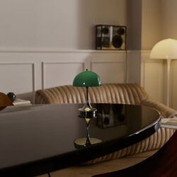 Panthella 160 Original Portable bordlampe, opal green, Louis Poulsen