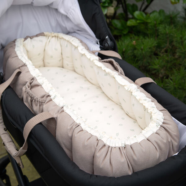 3-in-1 Babynest, sophora leaves, Sebra