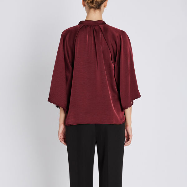 BeckiaBBWinny blouse, burgundy, Bruuns Bazaar