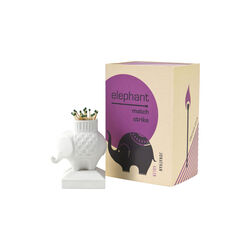 Elephant fyrstikkholder, white, Jonathan Adler