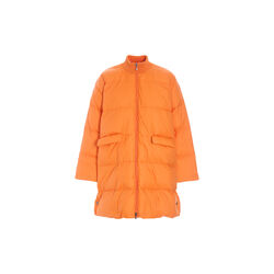 Feather down kåpe med glidelås, sporty orange, BITTE KAI RAND