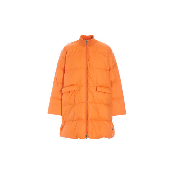 Feather down kåpe med glidelås, sporty orange, BITTE KAI RAND