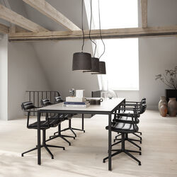 Vipp972 spisebord, sort/grå, Vipp