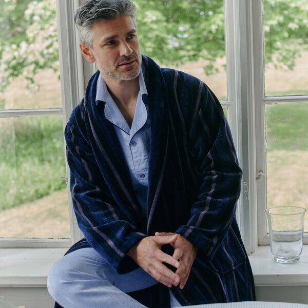 Salzburg pyjamas, light blue/navy piping, Ambassador 1867