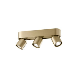 AURA C3 taklampe, brass, LIGHT-POINT