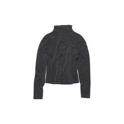 Trim LS, washed black cupro, HOPE