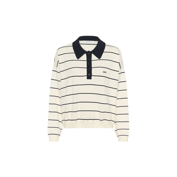 GZtaige polo pullover, egret/skycaptain striped, Gestuz