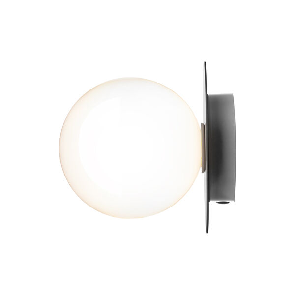 Liila 1 Medium Wall Lamp, light silver/opal, Nuura