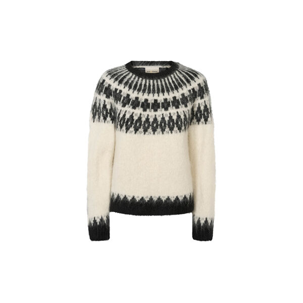 6873RDFMalou knit, off white, RUE de FEMME