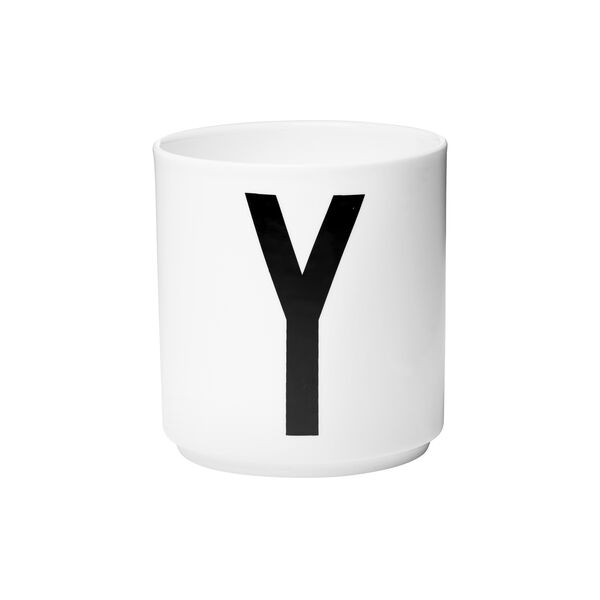 Arne Jacobsen porselenskopp, Y, Design Letters