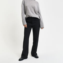 Slim Flare Slack, black, Gant