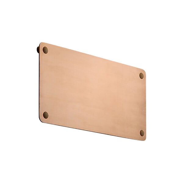 RØRHAT navneplate, rå kobber, LIGHT-POINT