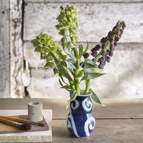 Tulle vase, bl&aring;, K&auml;hler