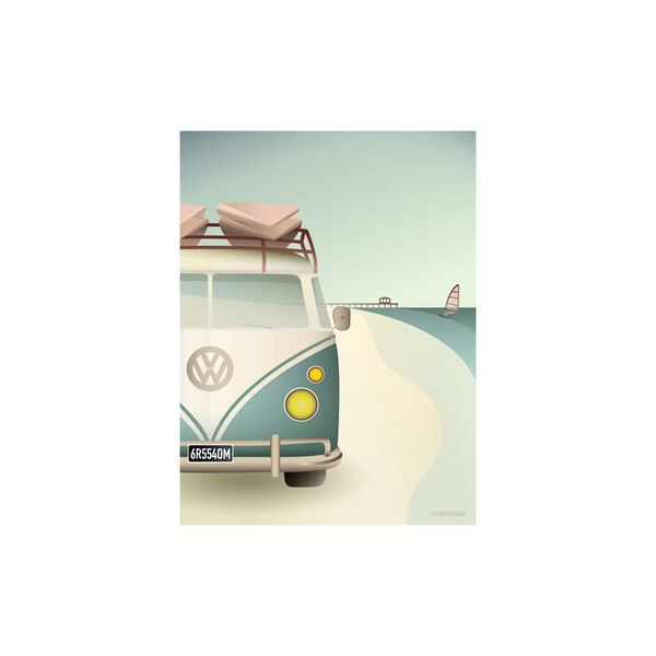 VW Camper plakat, 50x70 cm, ViSSEVASSE
