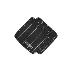 Grytelapp med lomme 2-pk, mørk blå med hvite striper, Hellstrøm Items