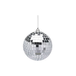 Juleornament speil, sølv, EDG