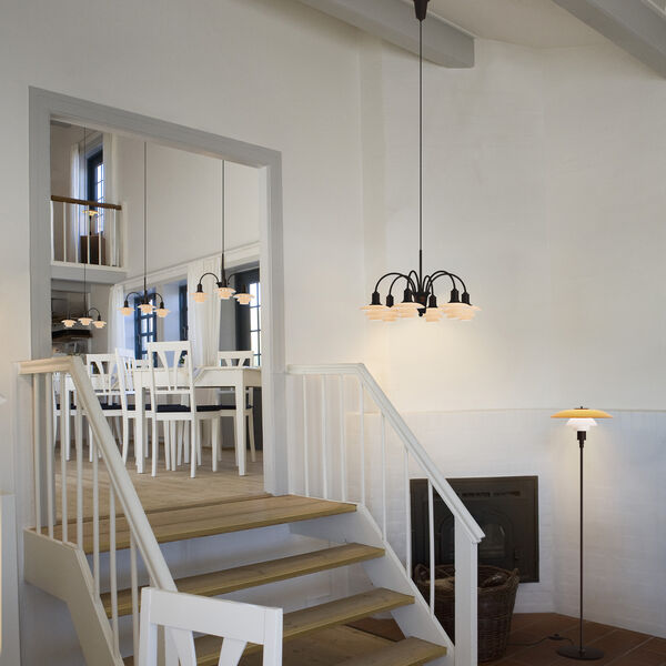 PH 3&frac12;-2&frac12; Gulvlampe Centenary Edition, amber/opal white, Louis Poulsen