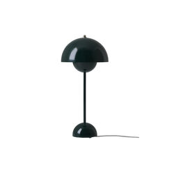 Flowerpot VP3 bordlampe, dark green, &Tradition