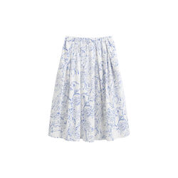 FLORAL PRINT PULL ON SKIRT, white, Gant
