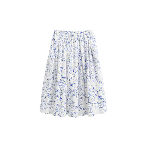FLORAL PRINT PULL ON SKIRT, white, Gant