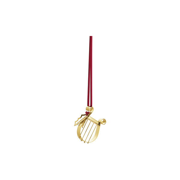 2026 Juleornament Harpe, gull, Georg Jensen
