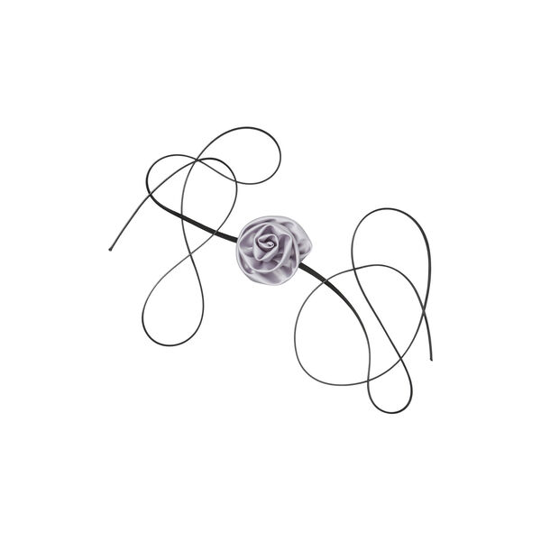 Luster Flower Choker, silver, Becks&ouml;ndergaard