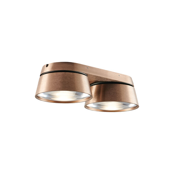 VANTAGE 2+ taklampe, rose gold, LIGHT-POINT