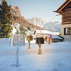 BOURGIE bordlampe, multicolor titanium, Kartell