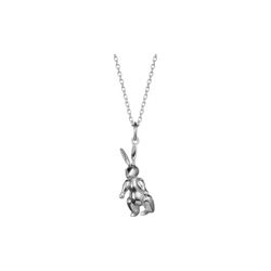 Kaninen i s&oslash;lv med kjede, Kay Bojesen Jewelry