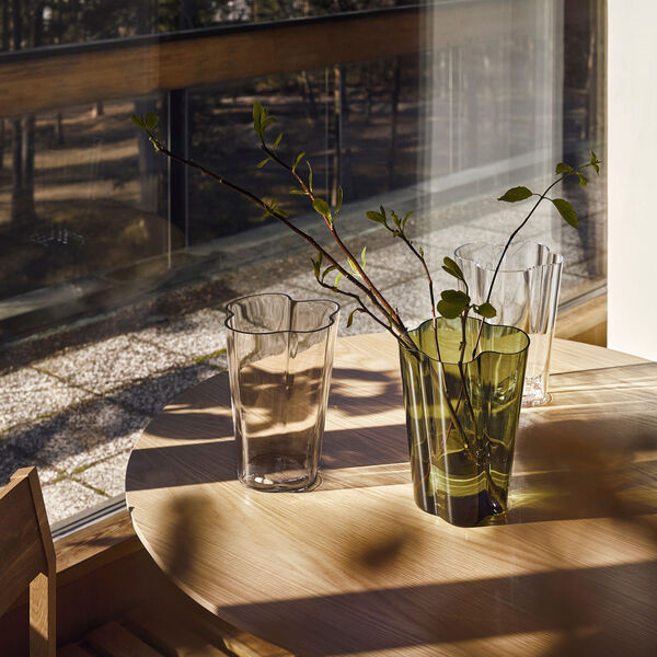 Aalto vase, klar, Iittala