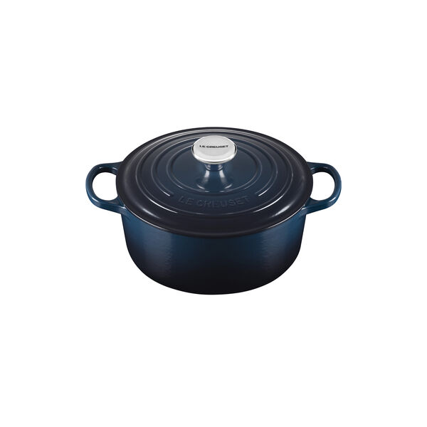 Signature rund gryte &Oslash; 24 cm, nuit, Le Creuset