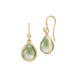 Paloma øreringer, gold/olive, Julie Sandlau