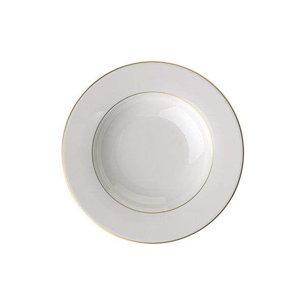 Anmut Gold dyp tallerken, hvit/gull, Villeroy & Boch
