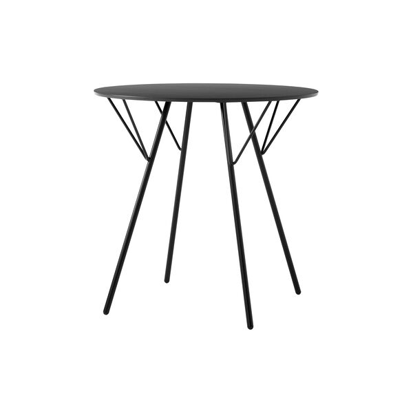 RFH Terrace Table RD5, black RFH Terrace Table RD5, black, &Tradition