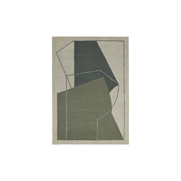 Furbo gulvteppe, moss, Linie Design