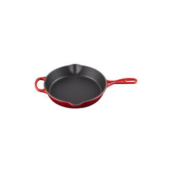 Signature st&oslash;pejern dyp stekepanne &Oslash; 26 cm, cerise, Le Creuset